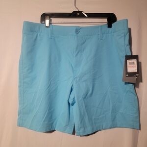 UnderArmour Shorts Mens 40 Teal 2022 UA Golf Iso-Chill Stretch 1370084-481